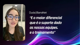 Capa do depoimento em vídeo da parceira Duda