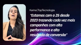 Capa do depoimento em vídeo da parceira Karina